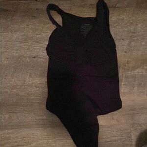 SKIMS Black Shapewear Bodysuit